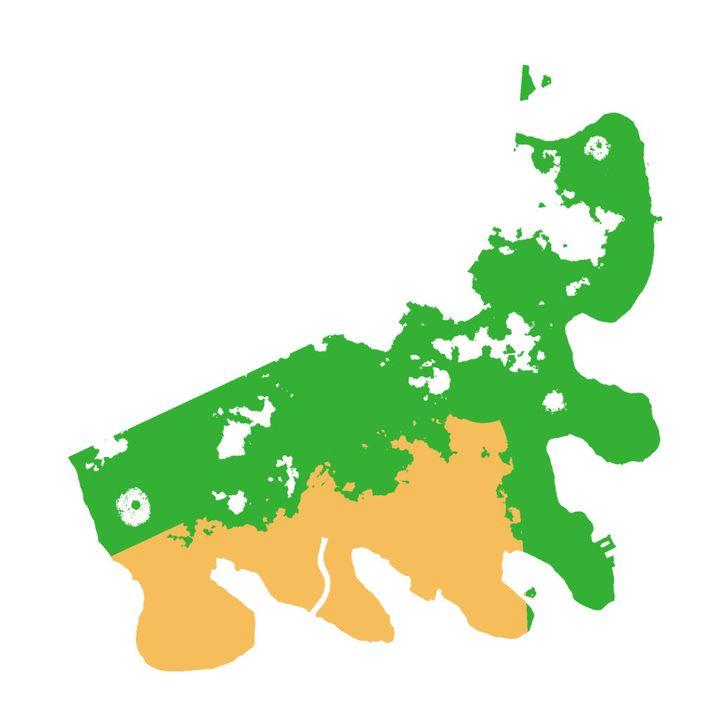Biome Rust Map: Procedural Map, Size: 3100, Seed: 51218