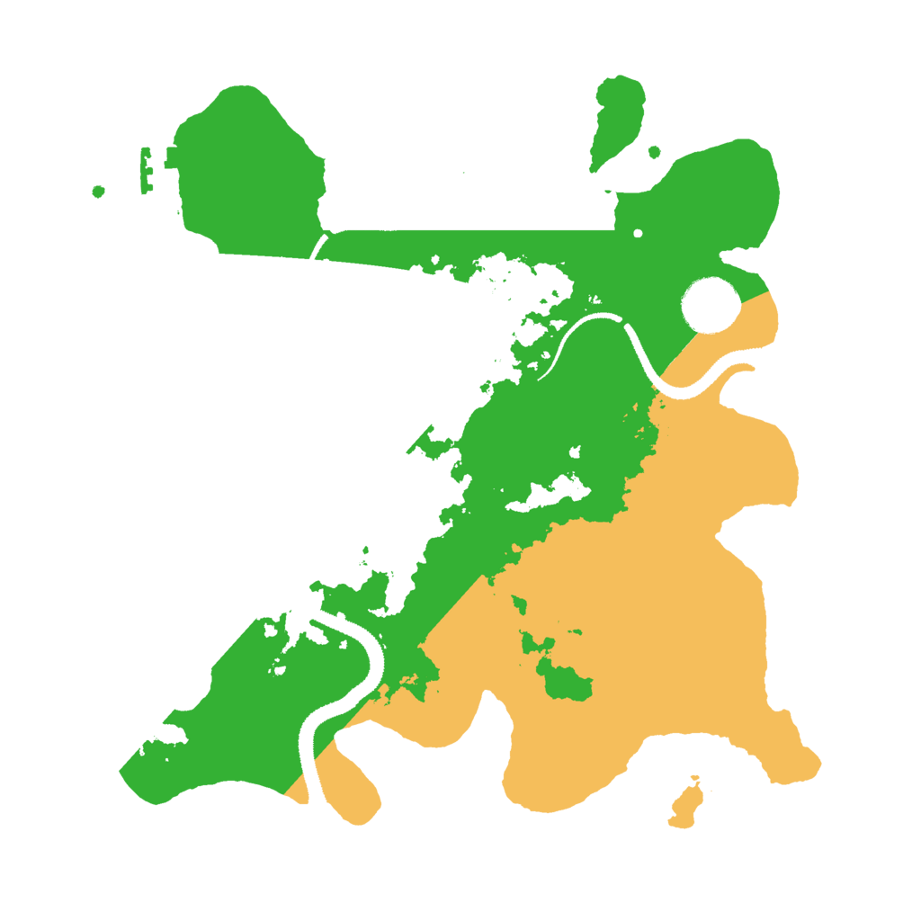 Biome Rust Map: Procedural Map, Size: 3000, Seed: 675705782