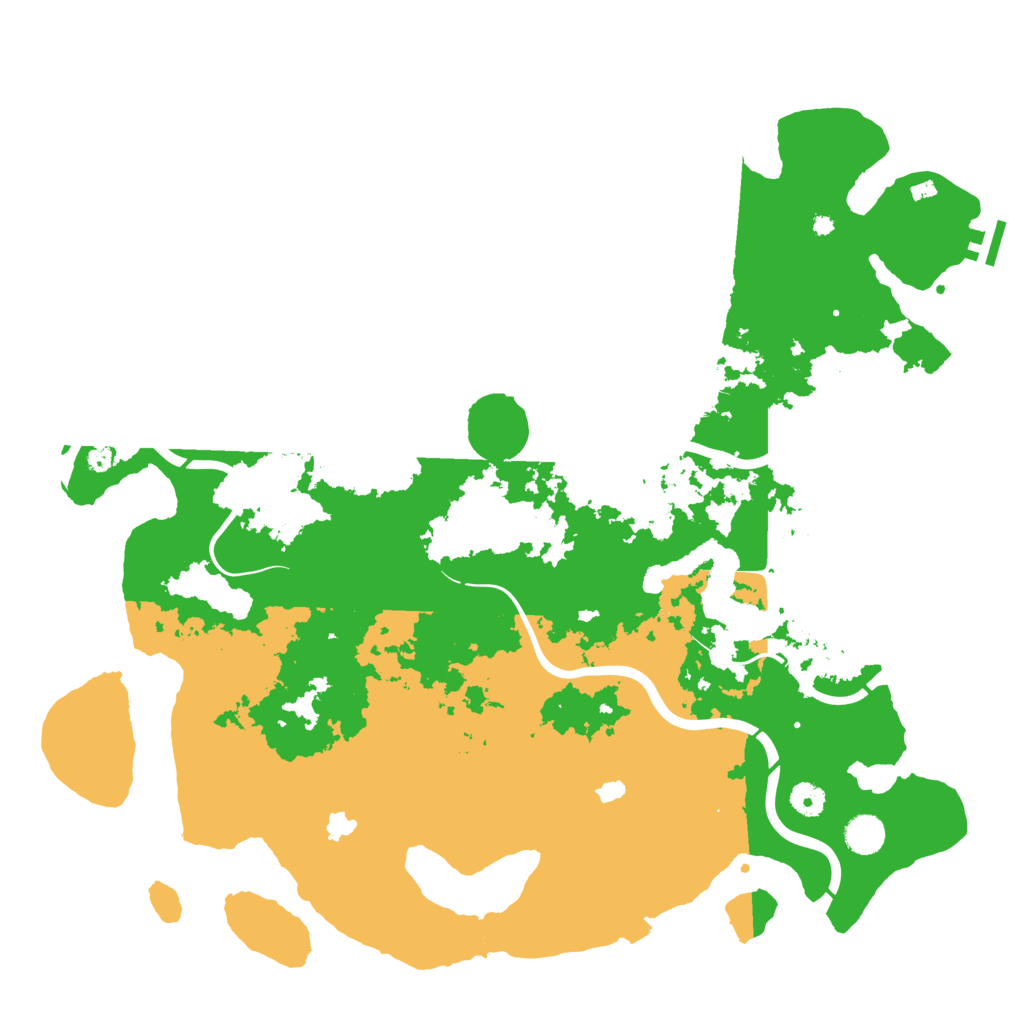 Biome Rust Map: Procedural Map, Size: 4500, Seed: 6234