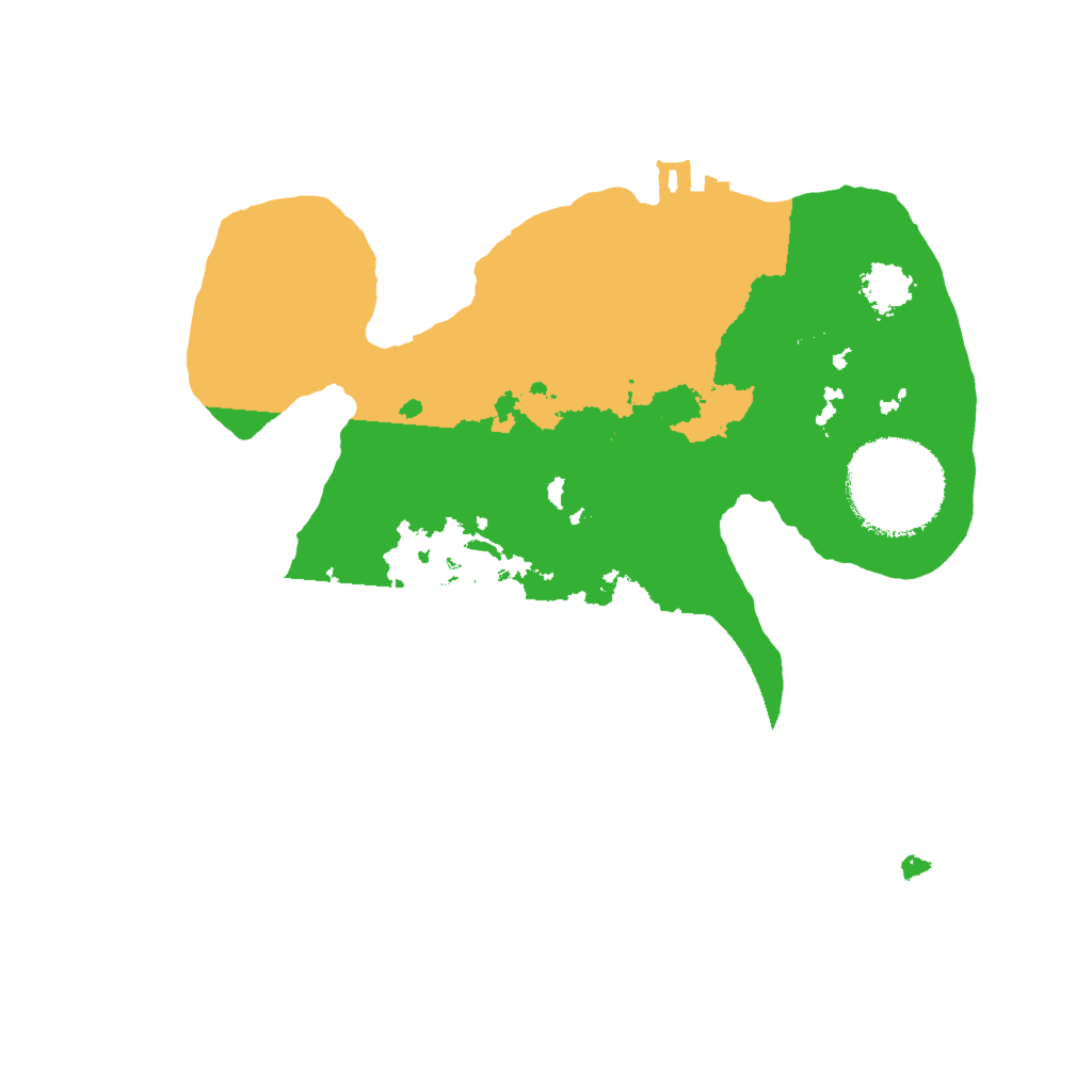 Biome Rust Map: Procedural Map, Size: 2000, Seed: 17814