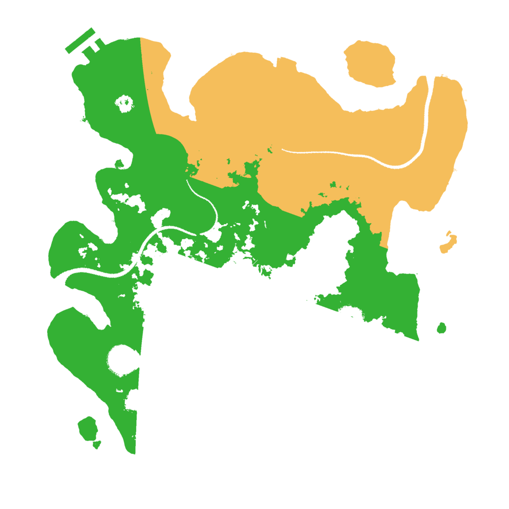 Biome Rust Map: Procedural Map, Size: 3000, Seed: 88231