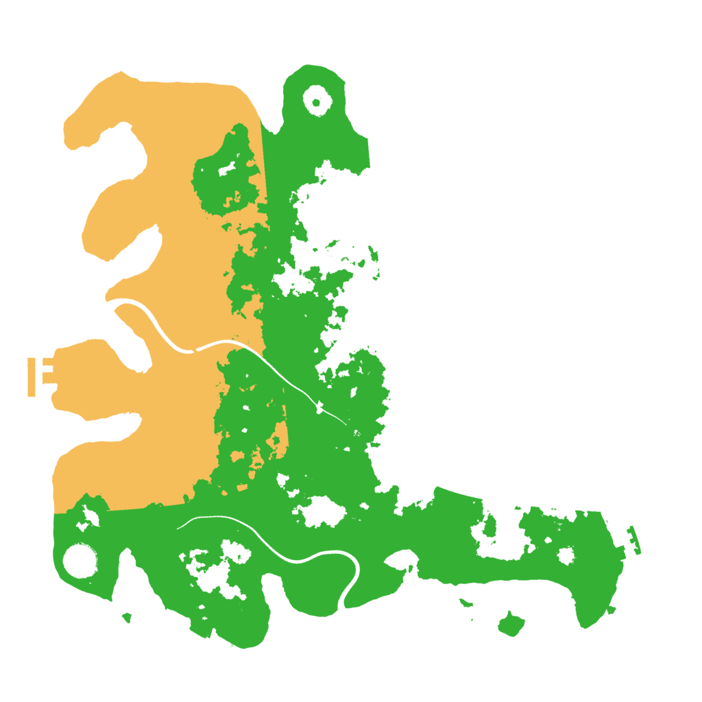 Biome Rust Map: Procedural Map, Size: 3650, Seed: 50022