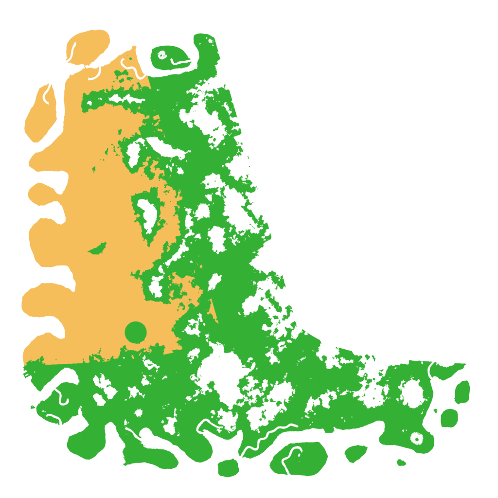 Biome Rust Map: Procedural Map, Size: 6000, Seed: 2090728812