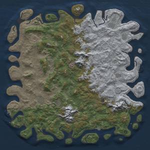 Thumbnail Rust Map: Procedural Map, Size: 6000, Seed: 2090728812, 19 Monuments