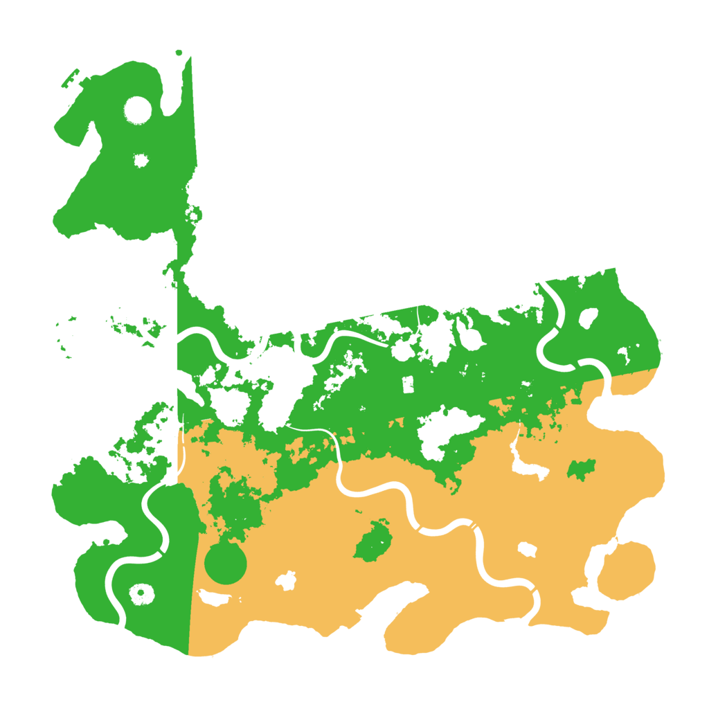 Biome Rust Map: Procedural Map, Size: 4500, Seed: 1254443474
