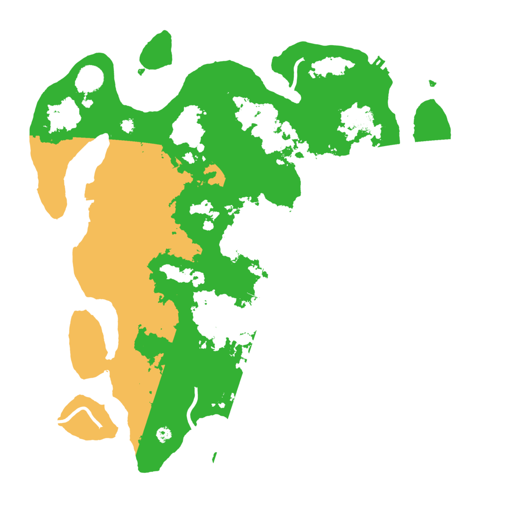 Biome Rust Map: Procedural Map, Size: 3500, Seed: 703552762