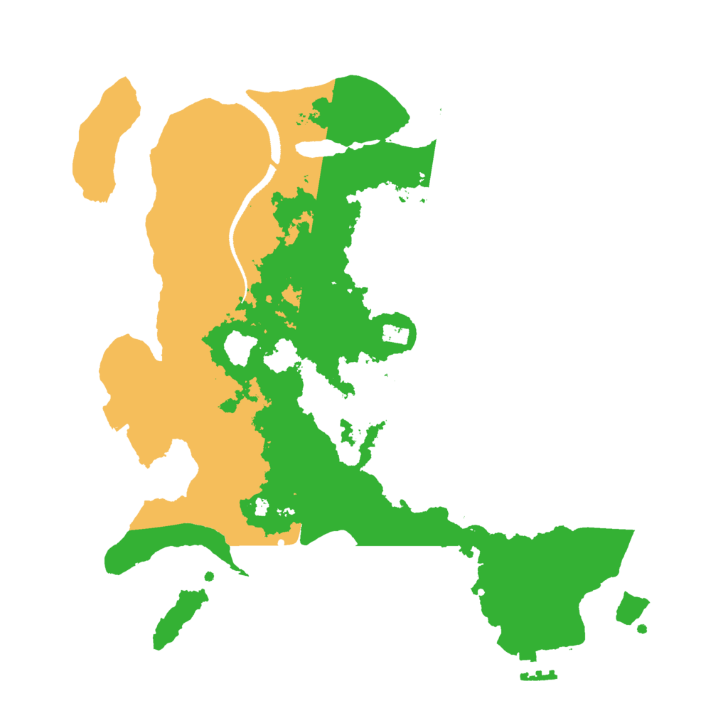 Biome Rust Map: Procedural Map, Size: 3000, Seed: 423859288