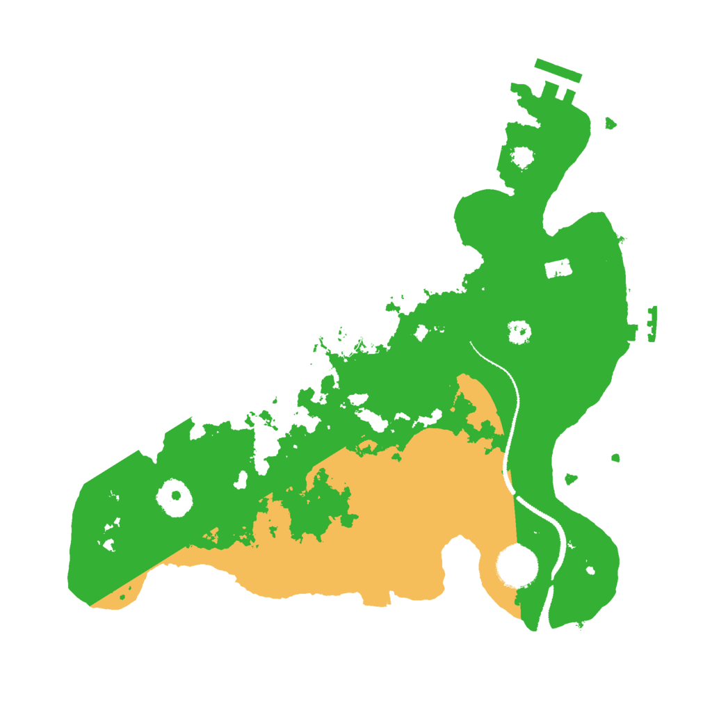Biome Rust Map: Procedural Map, Size: 3000, Seed: 740645957