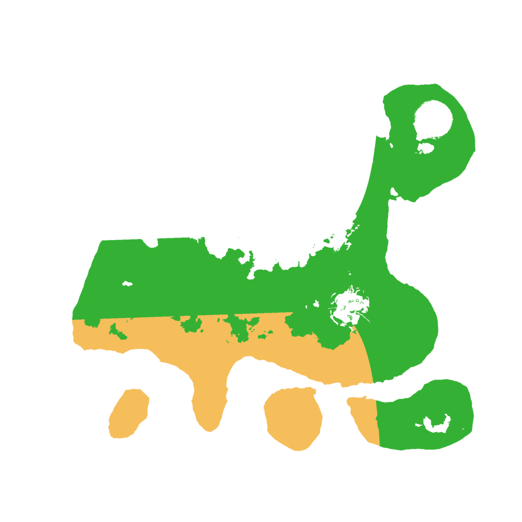 Biome Rust Map: Barren, Size: 2500, Seed: 12414123