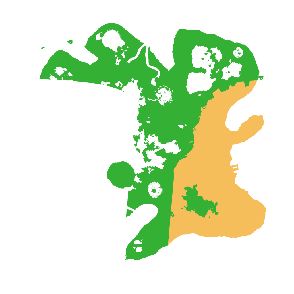 Biome Rust Map: Procedural Map, Size: 3000, Seed: 1374071316