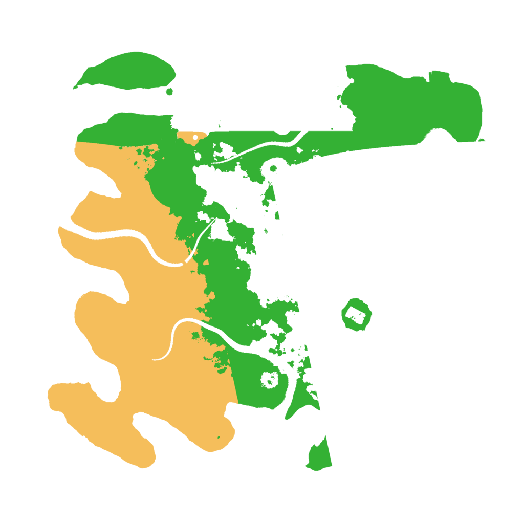 Biome Rust Map: Procedural Map, Size: 3000, Seed: 645310970