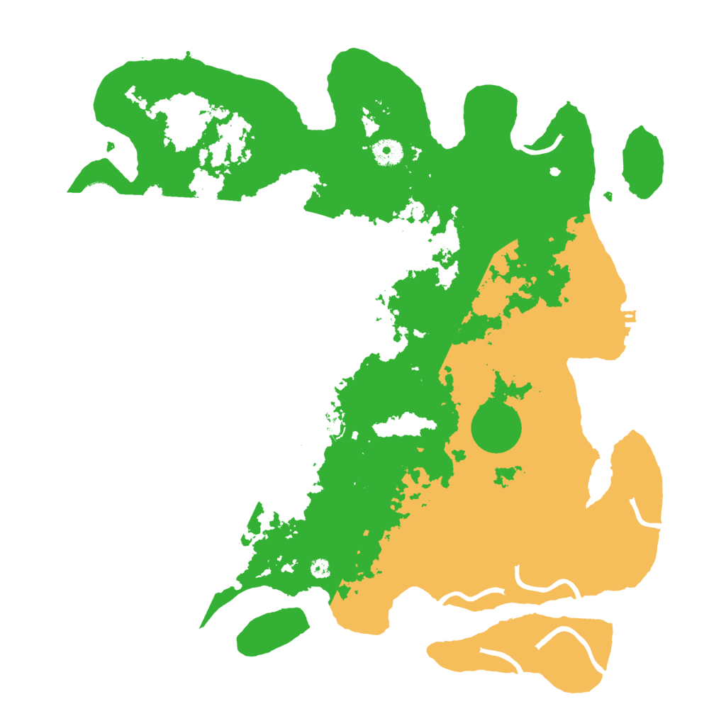 Biome Rust Map: Procedural Map, Size: 3800, Seed: 125