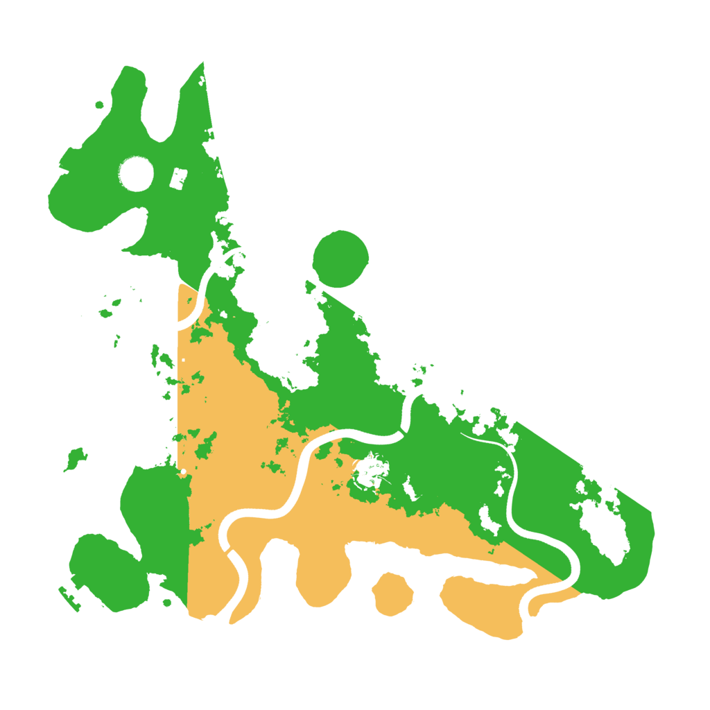 Biome Rust Map: Procedural Map, Size: 3600, Seed: 2059432988