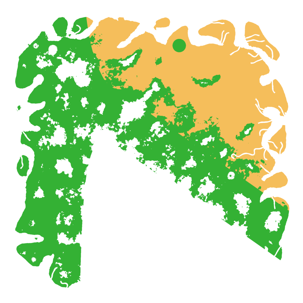 Biome Rust Map: Procedural Map, Size: 6000, Seed: 66926565