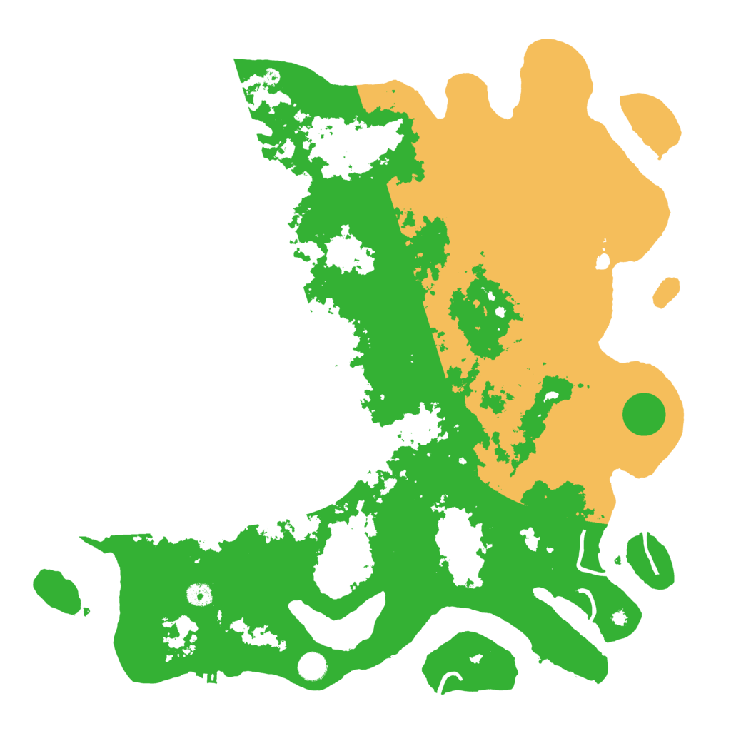 Biome Rust Map: Procedural Map, Size: 4500, Seed: 79663190
