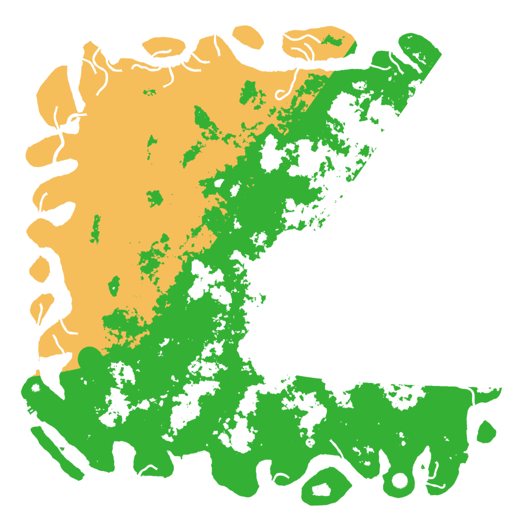 Biome Rust Map: Procedural Map, Size: 6000, Seed: 81726354