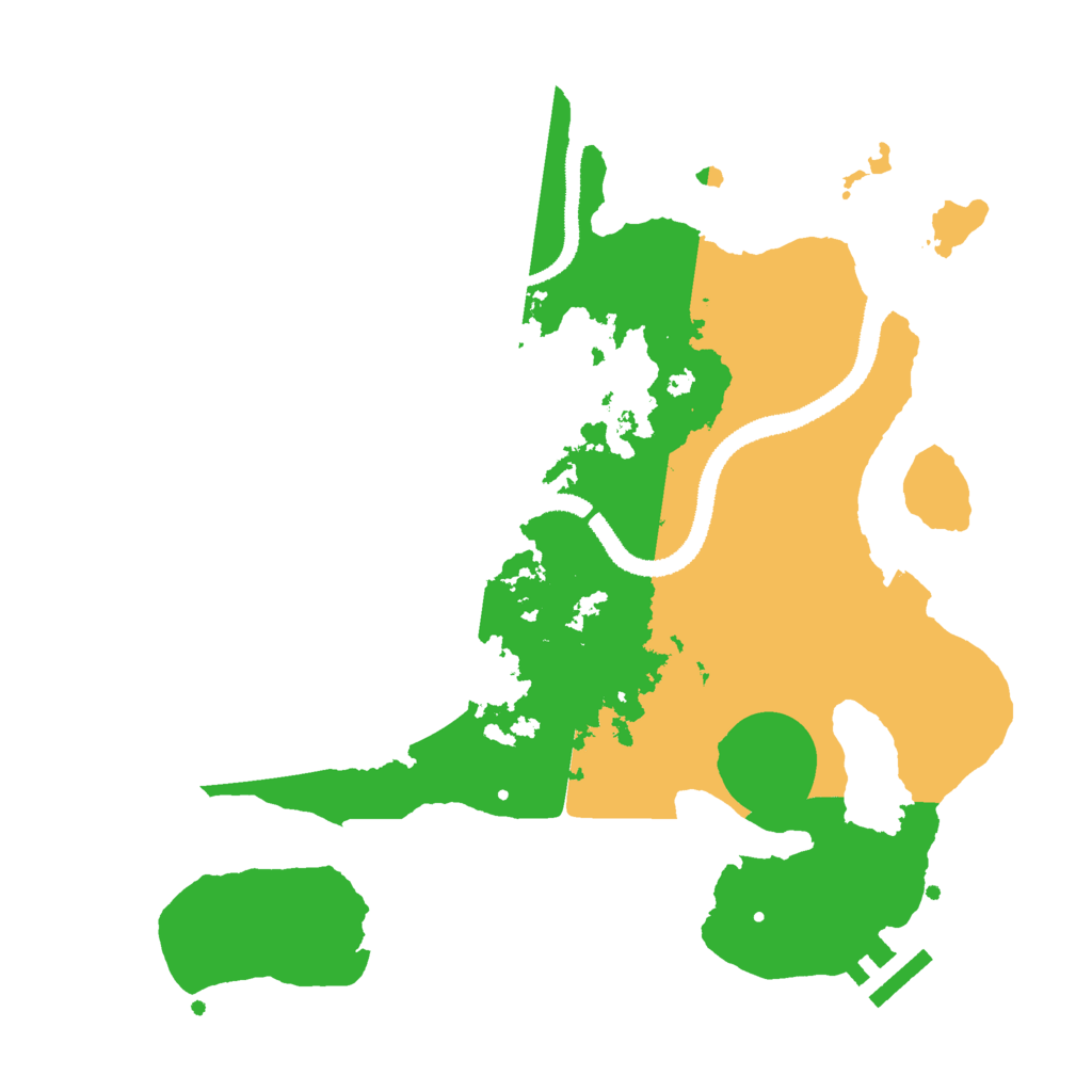 Biome Rust Map: Procedural Map, Size: 3000, Seed: 2116824633