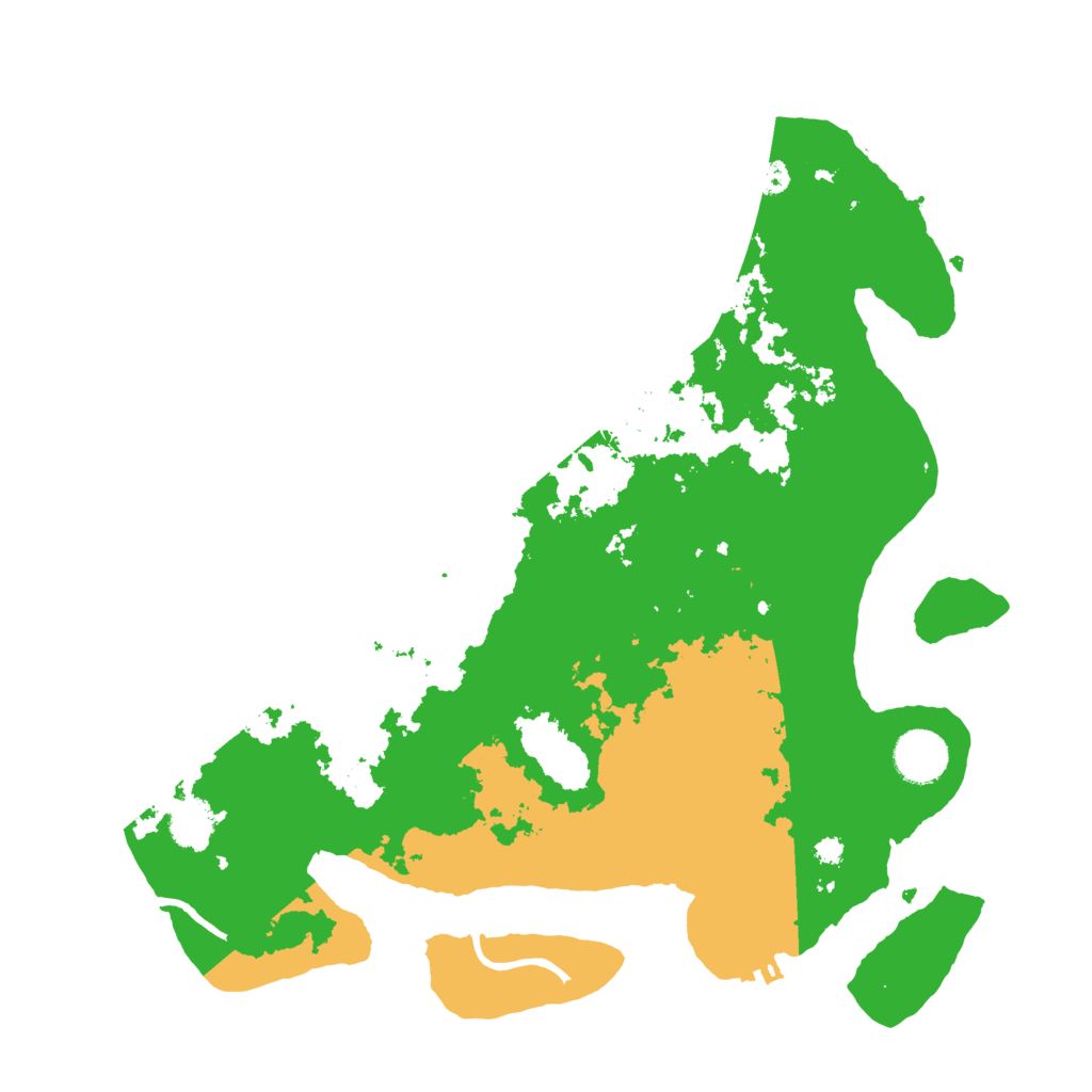 Biome Rust Map: Procedural Map, Size: 3550, Seed: 796481