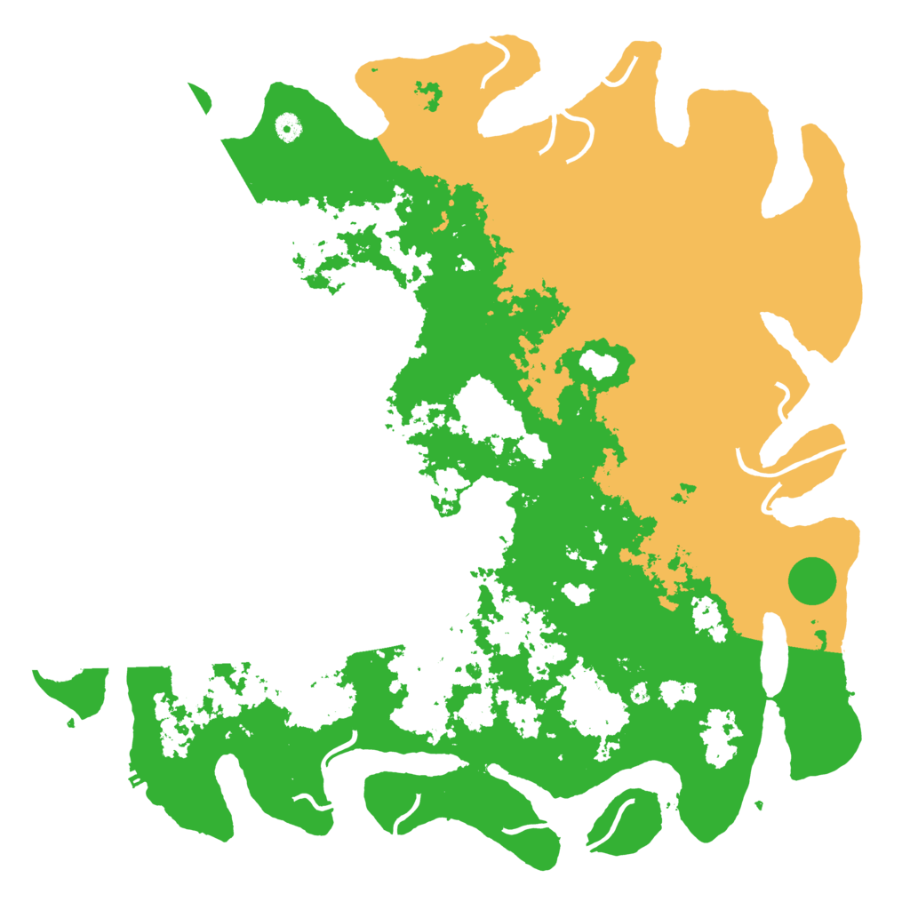 Biome Rust Map: Procedural Map, Size: 5000, Seed: 892050411