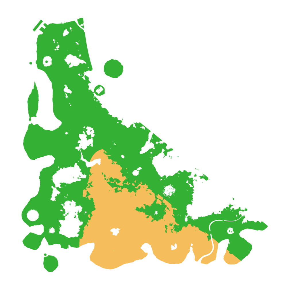 Biome Rust Map: Procedural Map, Size: 4500, Seed: 54499428