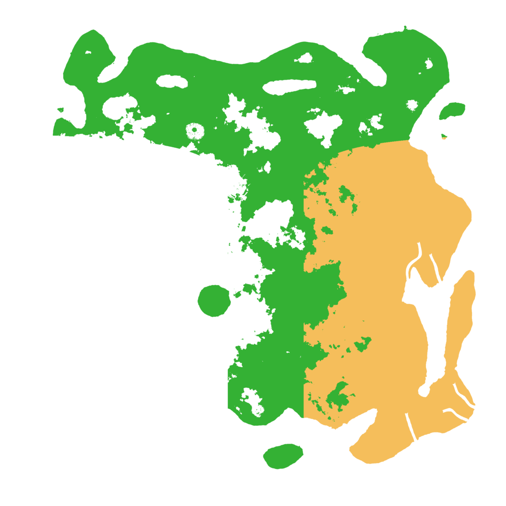 Biome Rust Map: Procedural Map, Size: 4300, Seed: 380431697