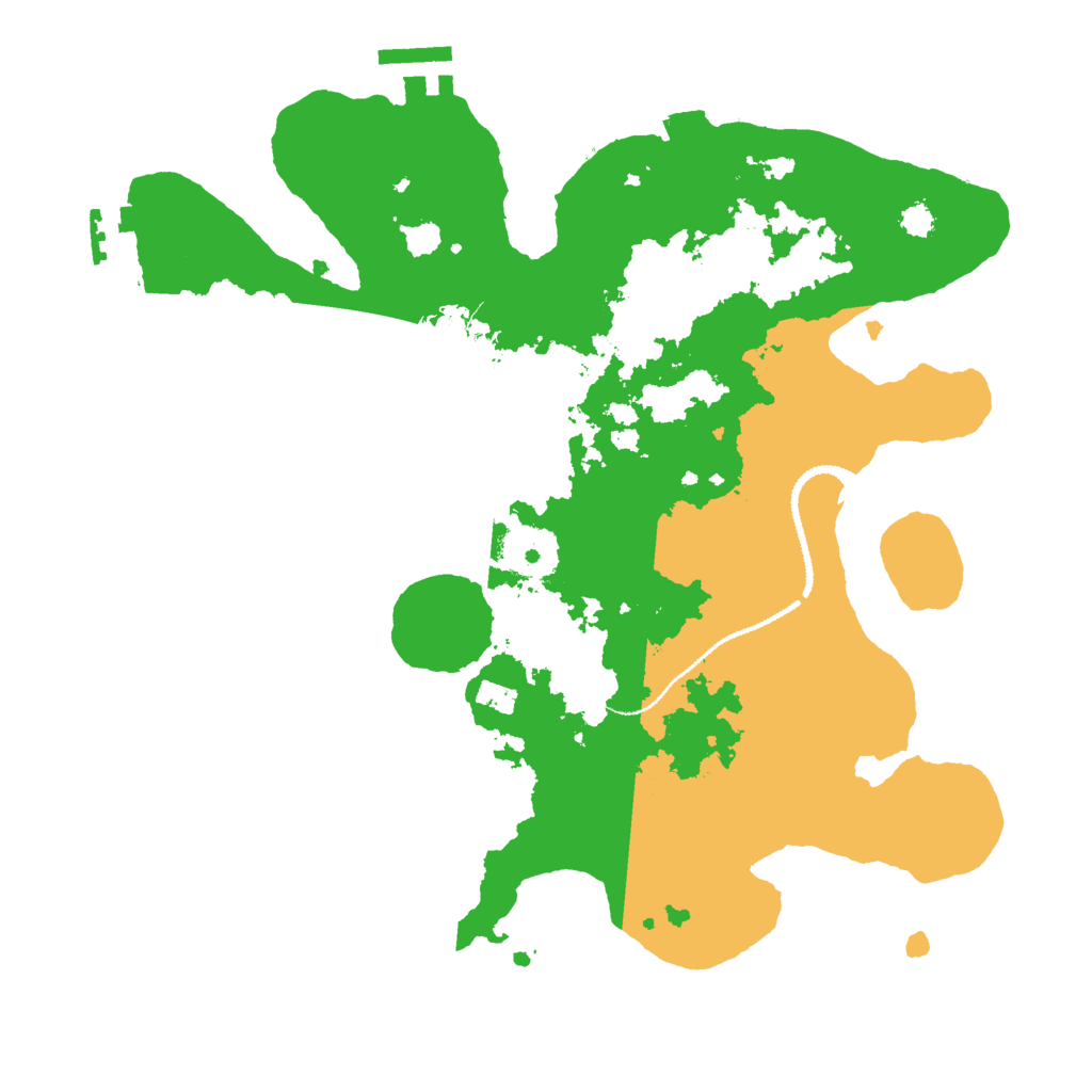 Biome Rust Map: Procedural Map, Size: 3000, Seed: 2648053