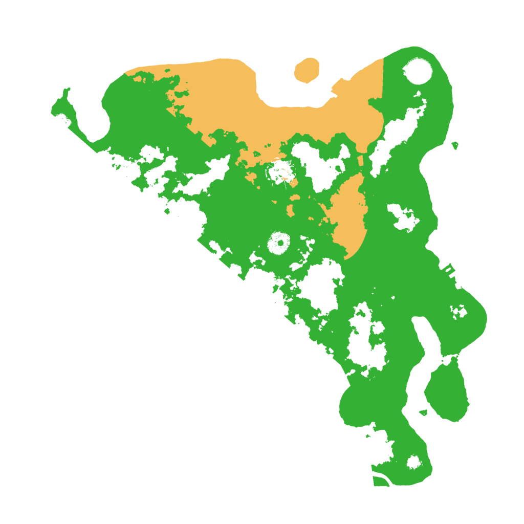 Biome Rust Map: Procedural Map, Size: 3500, Seed: 351651