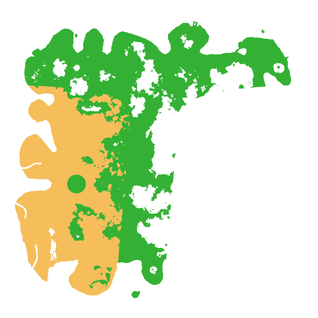 Biome Rust Map: Procedural Map, Size: 4500, Seed: 1040860690