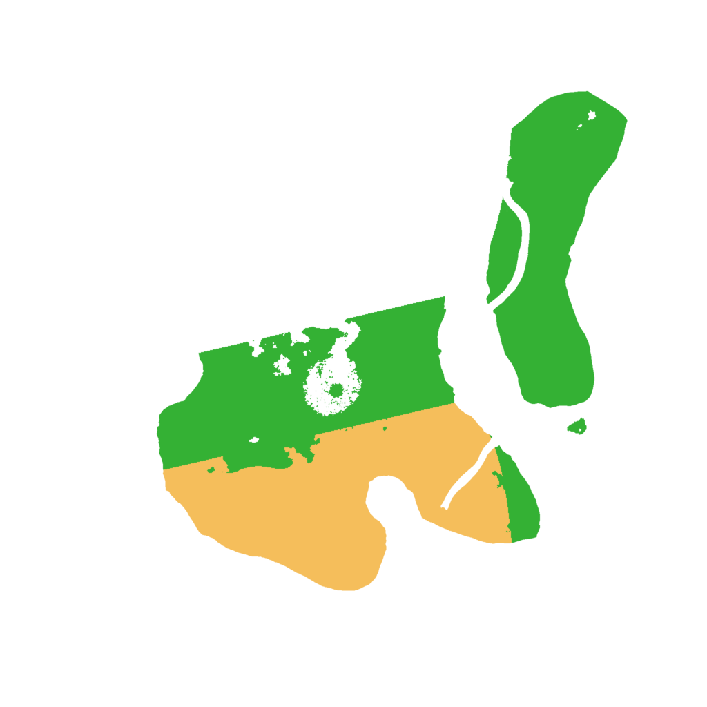 Biome Rust Map: Procedural Map, Size: 2000, Seed: 819358997