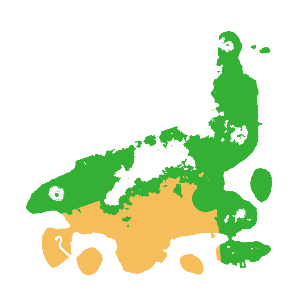 Biome Rust Map: Procedural Map, Size: 3000, Seed: 11241