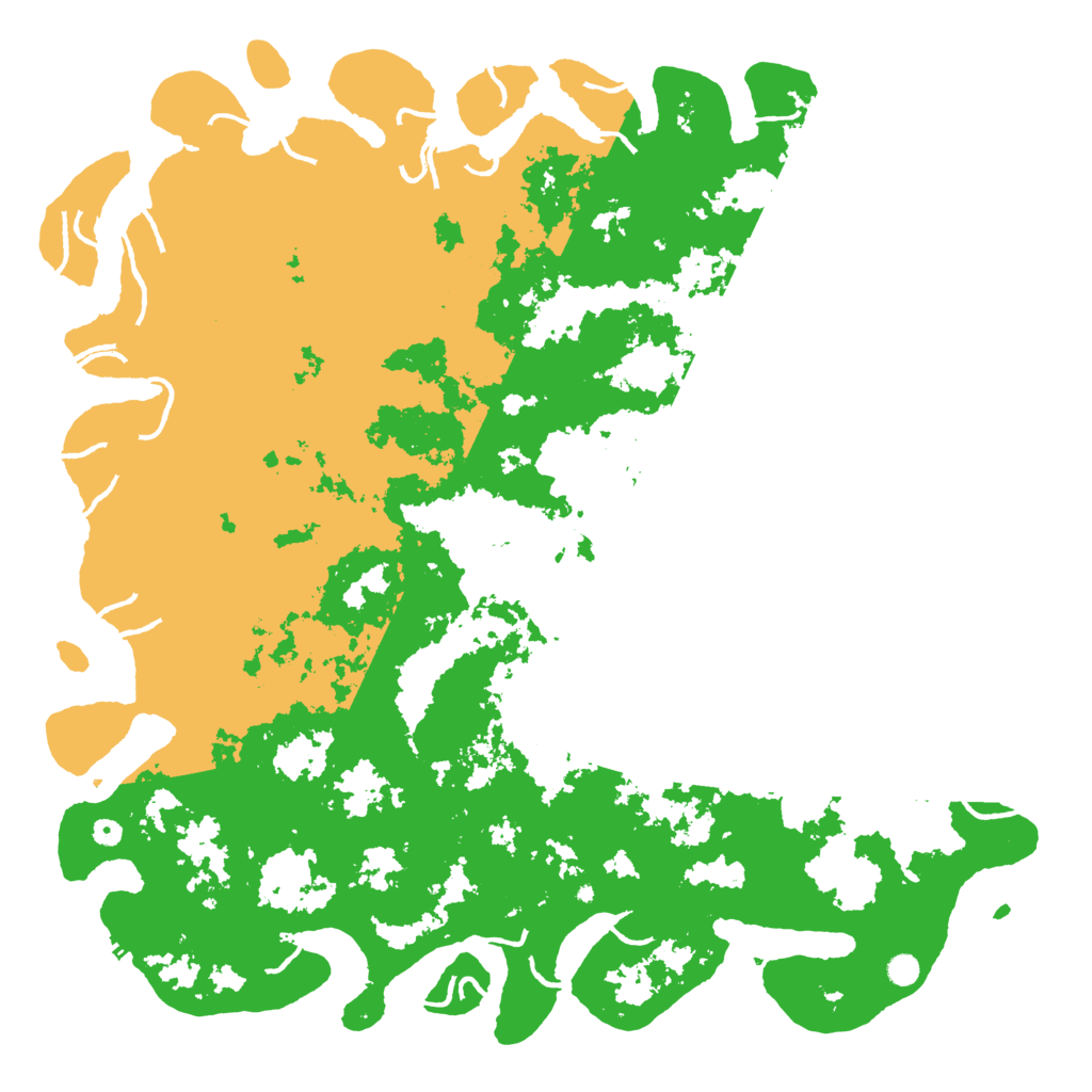 Biome Rust Map: Procedural Map, Size: 6000, Seed: 45768