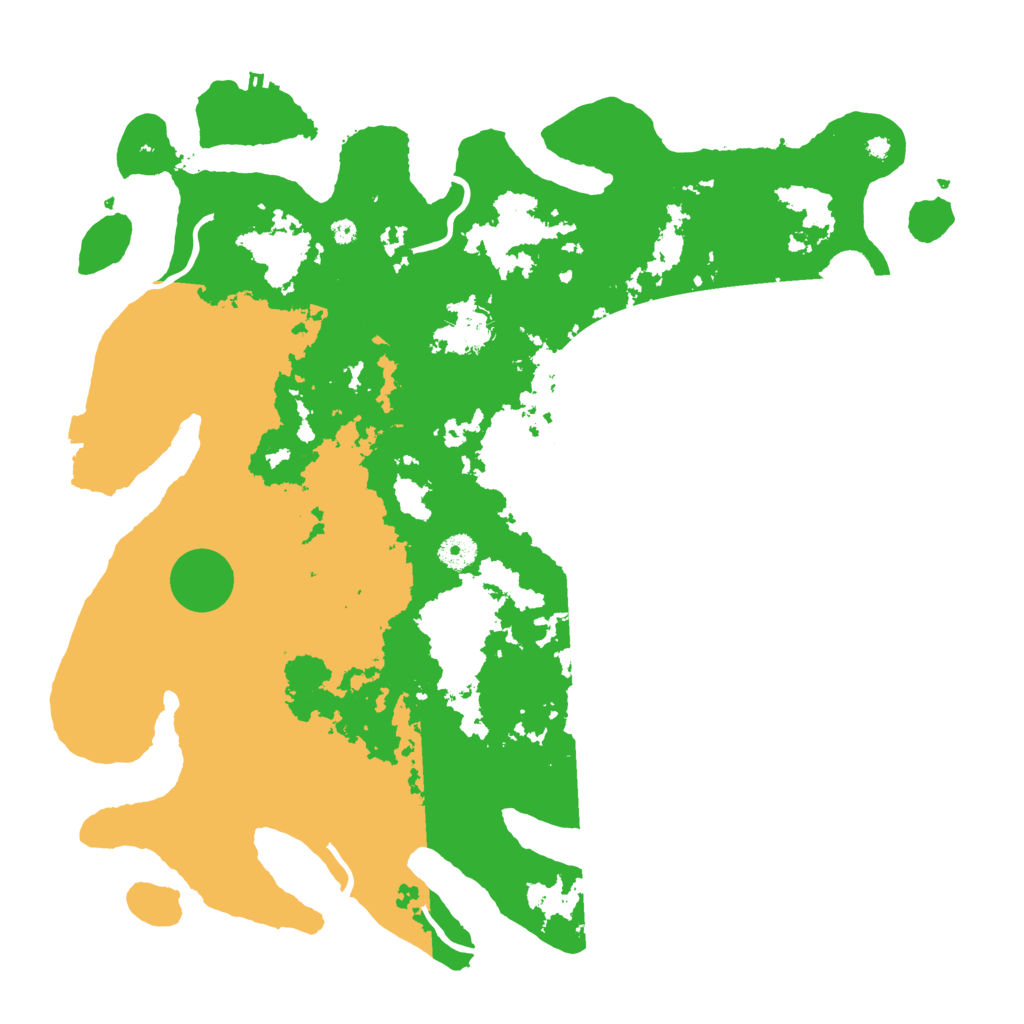 Biome Rust Map: Procedural Map, Size: 4250, Seed: 578954