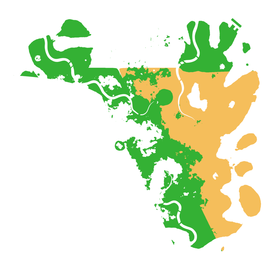 Biome Rust Map: Procedural Map, Size: 4500, Seed: 1424391911