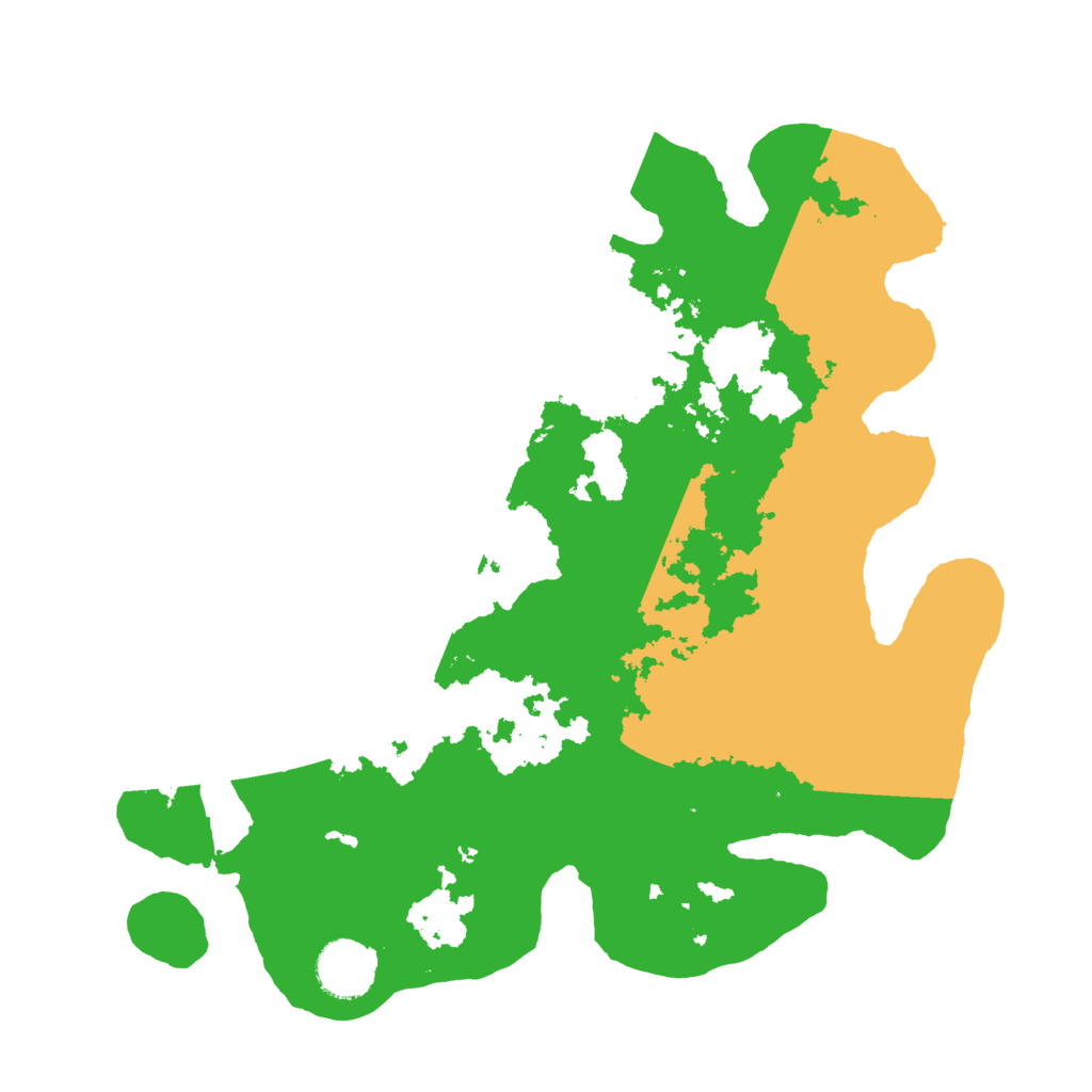 Biome Rust Map: Barren, Size: 3300, Seed: 446855467