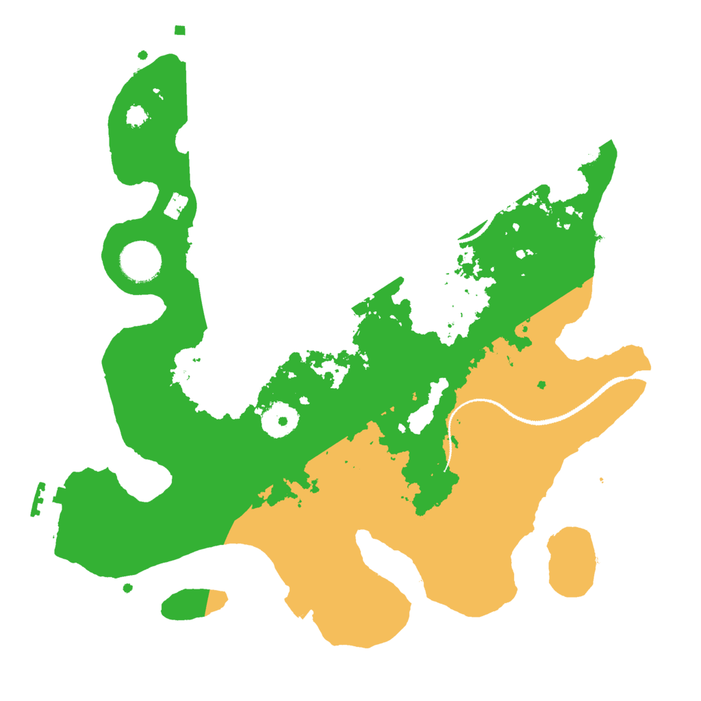 Biome Rust Map: Procedural Map, Size: 3000, Seed: 12380
