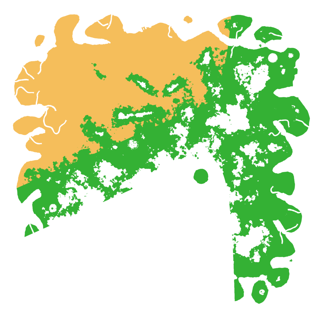 Biome Rust Map: Procedural Map, Size: 6000, Seed: 1827883441