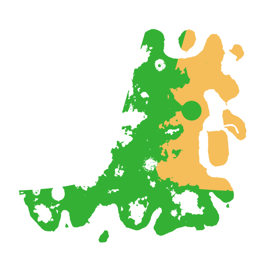 Biome Rust Map: Procedural Map, Size: 3500, Seed: 394875673