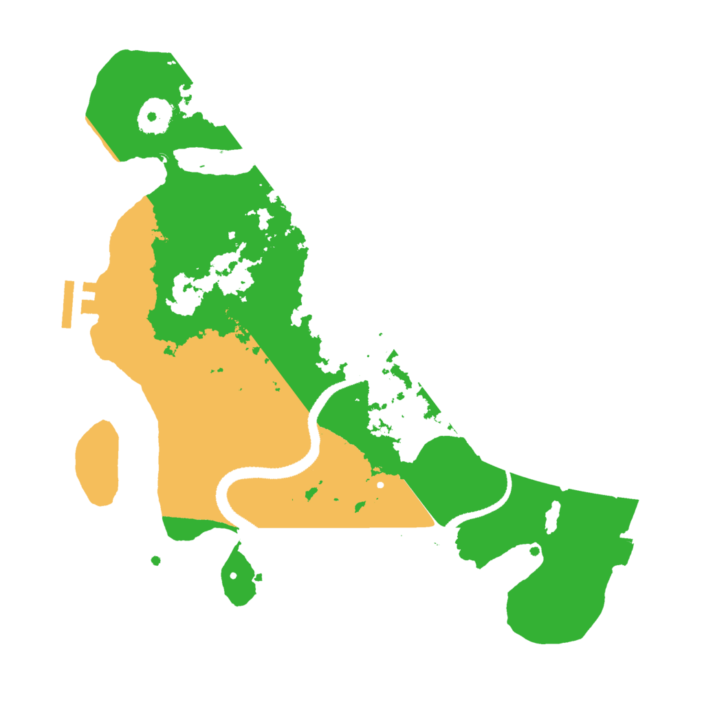 Biome Rust Map: Procedural Map, Size: 3000, Seed: 13892