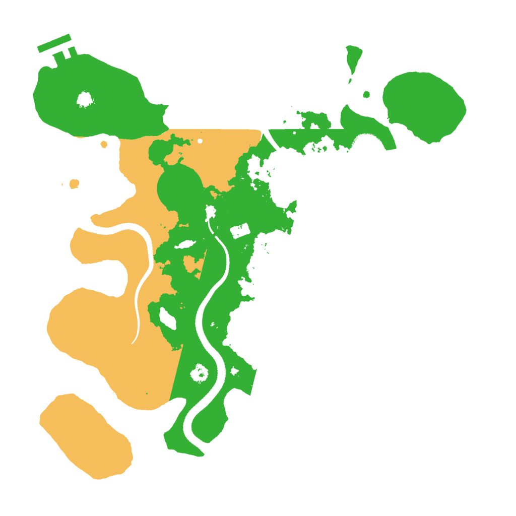 Biome Rust Map: Procedural Map, Size: 3000, Seed: 25926