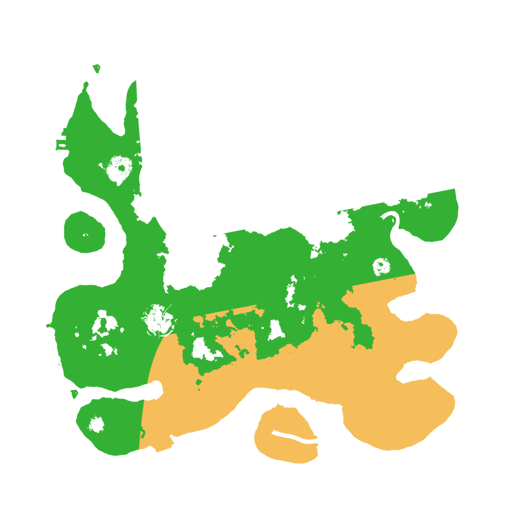 Biome Rust Map: Procedural Map, Size: 3000, Seed: 17116