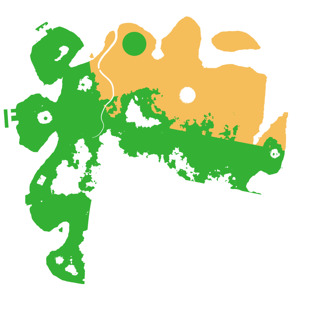 Biome Rust Map: Procedural Map, Size: 3500, Seed: 687697272
