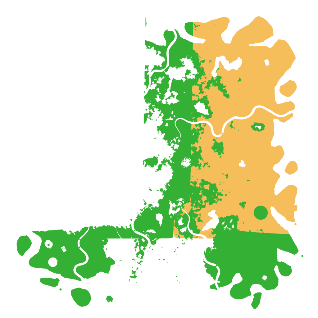 Biome Rust Map: Procedural Map, Size: 6000, Seed: 91456