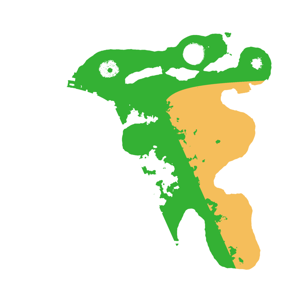 Biome Rust Map: Procedural Map, Size: 2500, Seed: 1564402554