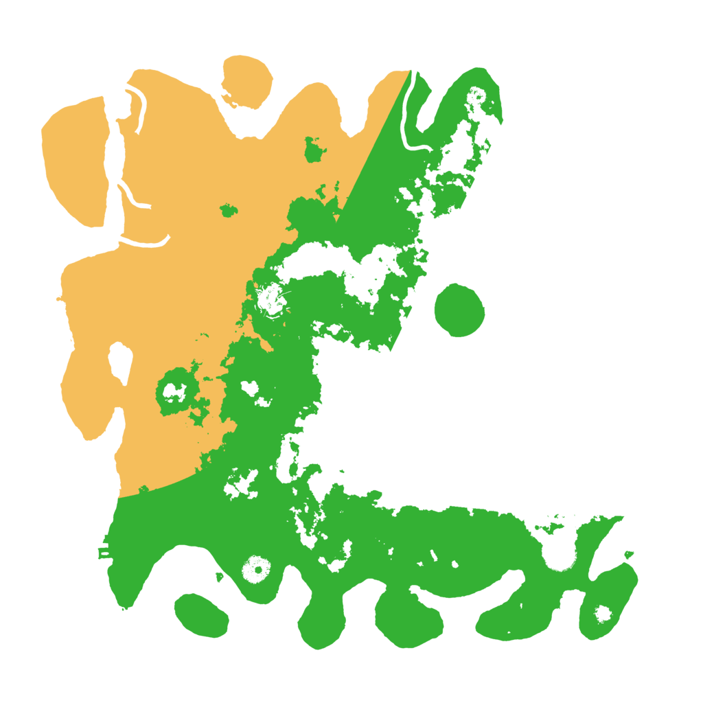 Biome Rust Map: Procedural Map, Size: 3900, Seed: 550459