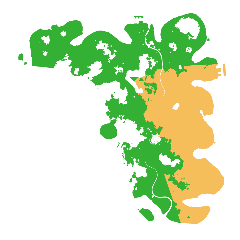 Biome Rust Map: Procedural Map, Size: 4000, Seed: 1279639726