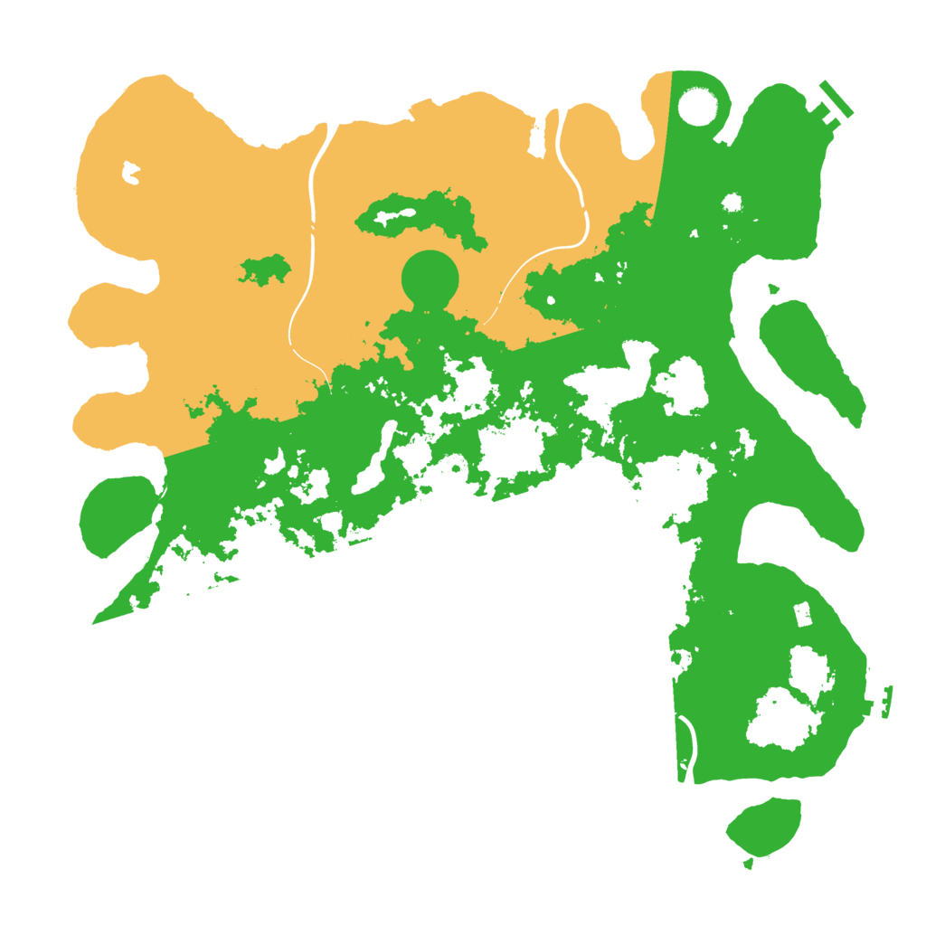 Biome Rust Map: Procedural Map, Size: 4250, Seed: 260196