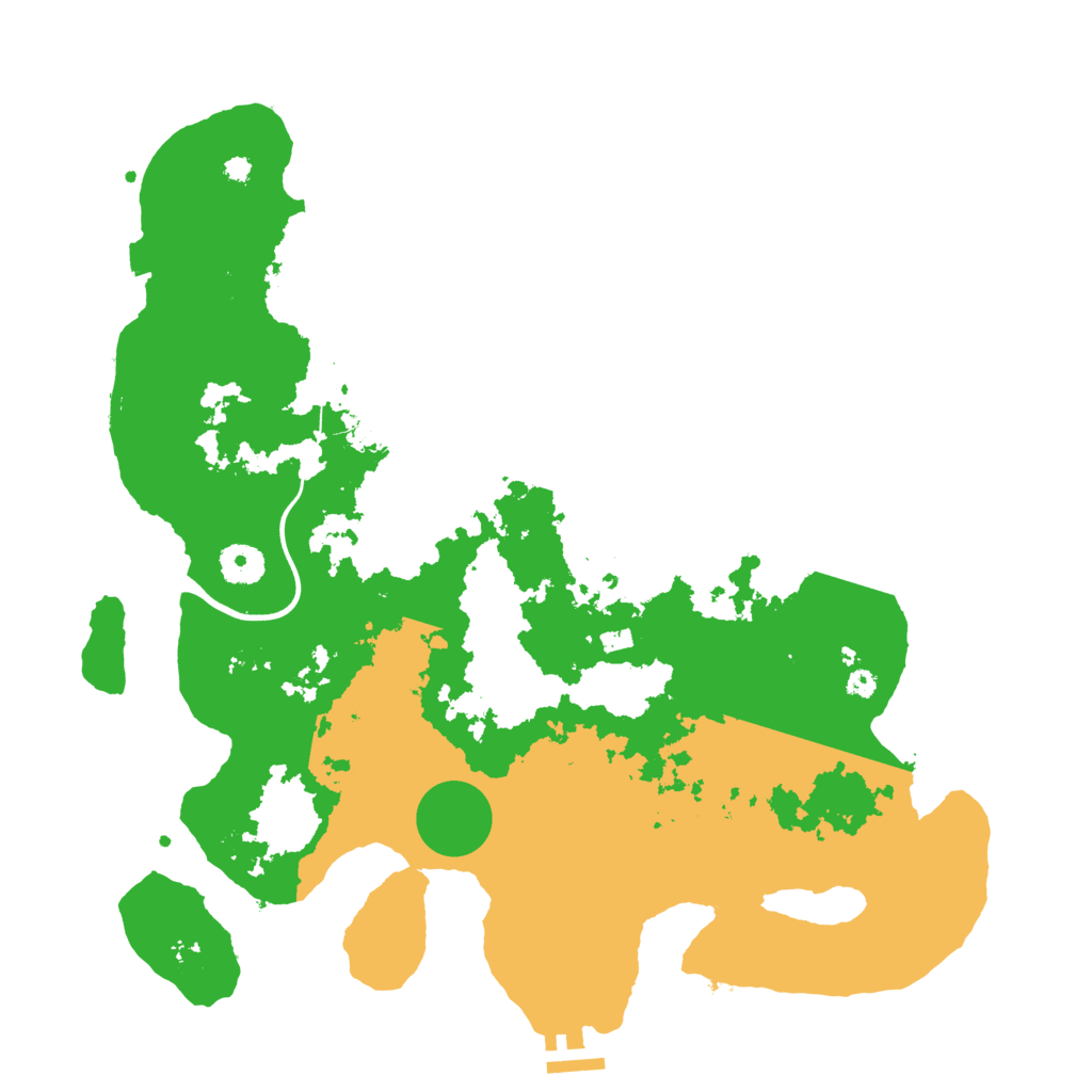 Biome Rust Map: Procedural Map, Size: 3800, Seed: 347279