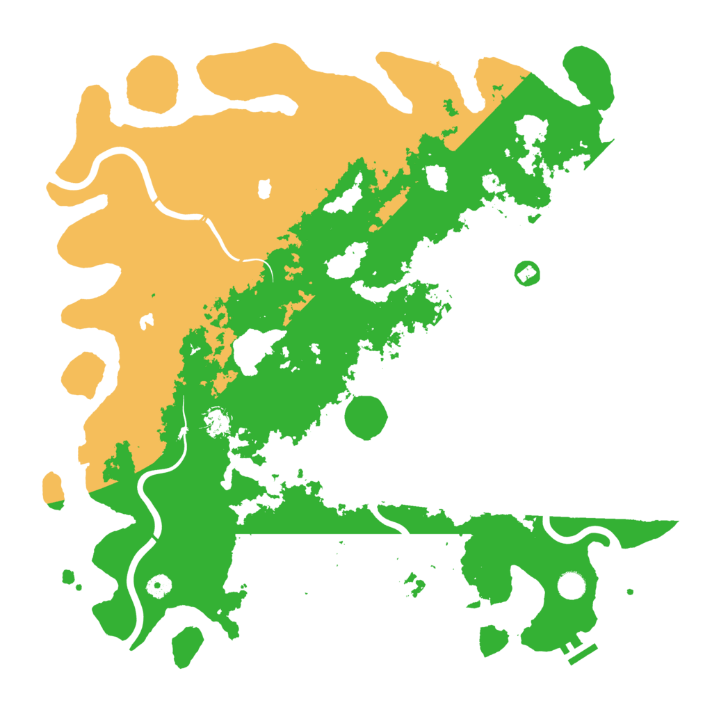 Biome Rust Map: Procedural Map, Size: 4500, Seed: 1656688478
