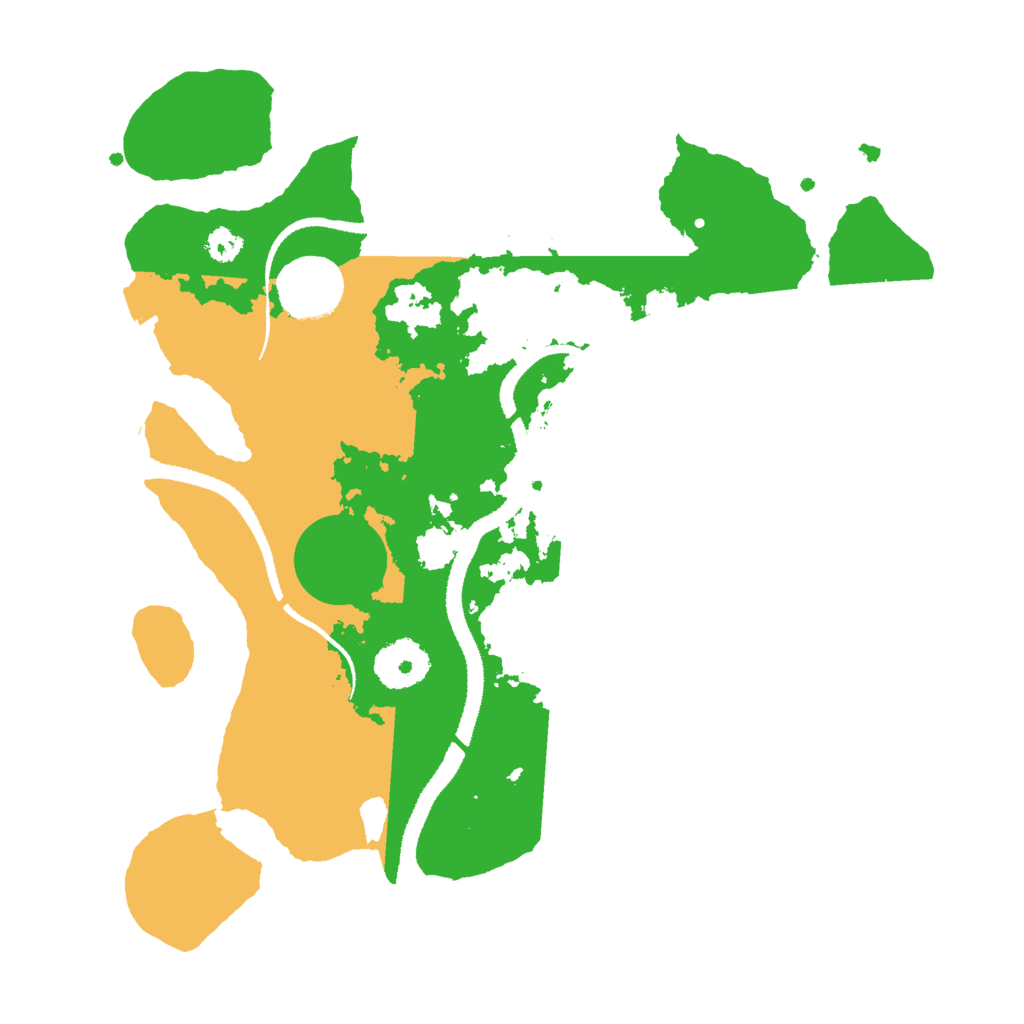 Biome Rust Map: Procedural Map, Size: 3000, Seed: 242141242