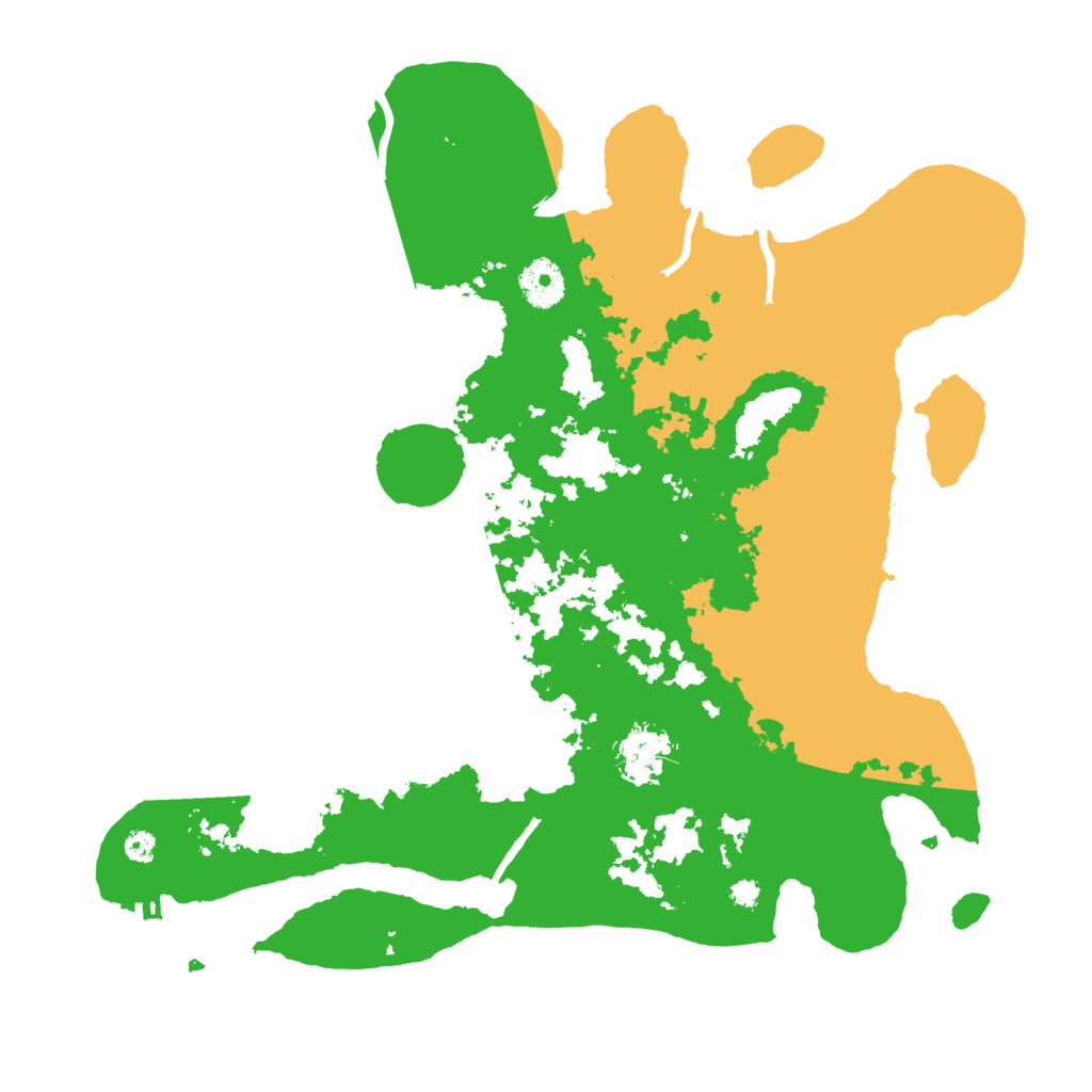 Biome Rust Map: Procedural Map, Size: 3550, Seed: 764926